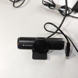 4-Megapixel Webcam W/Microphone & Privacy Cover, Web Cam USB Camera, Computer HD